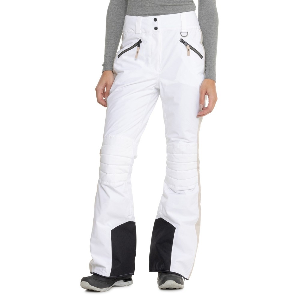 Lole Mont Tremblant White Insulated Ski Snowboard Pants‎ Womens XL LUW0851 NEW